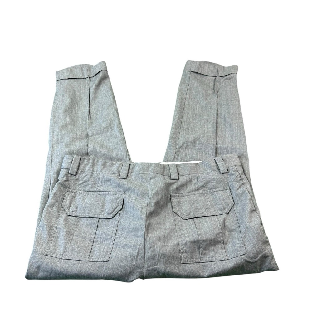 Brunello Cucinelli Gray Pleated Cuffed Wool Men's Trouser 36x26 - Picture 3 of 9